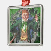 Leprechaun Ornament Aus Metall (Links)