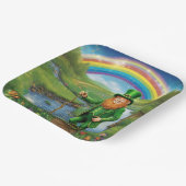 Leprechaun Pappteller (Gewinkelt)