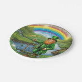 Leprechaun Pappteller (Schrägansicht)