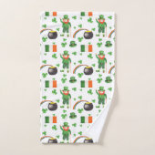 Leprechaun Pattern, Irland, St. Paddy's Handtuch (Handtuch)