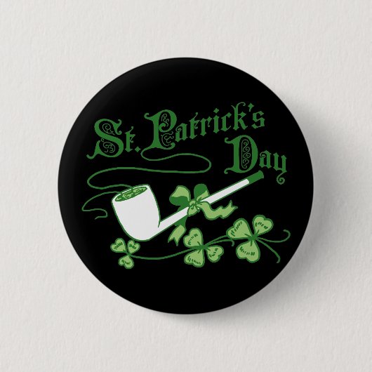 Leprechaun Pipe Button (Vorderseite)
