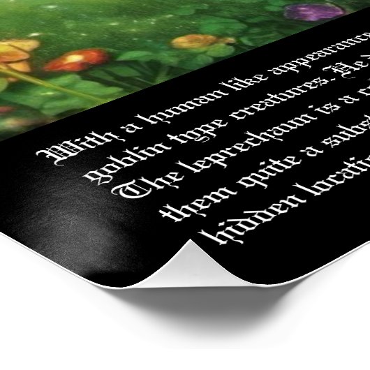 Leprechaun Poster (Ecke)