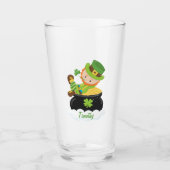 Leprechaun Pot of Gold Glas (Vorderseite)