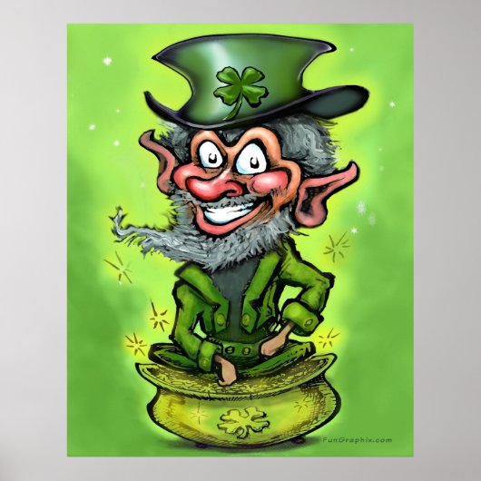 Leprechaun Pot of Gold Poster (Vorne)