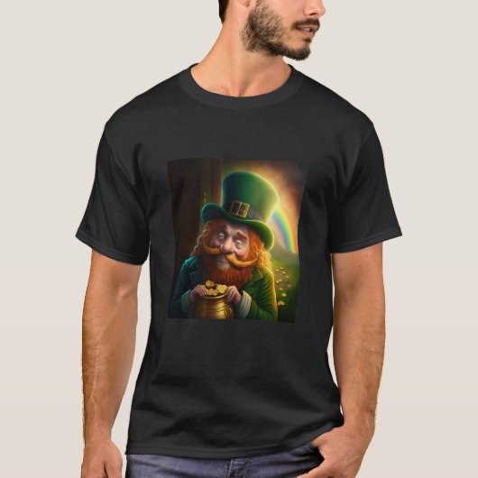 Leprechaun Pot of Gold Rainbow St Patrick's Day Lu T-Shirt (Vorderseite)