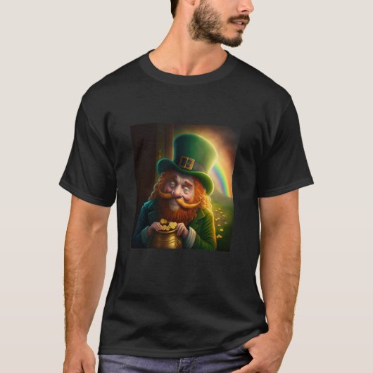 Leprechaun Pot of Gold Rainbow St Patrick's Day Lu T-Shirt (Vorderseite)