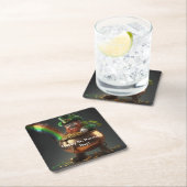 Leprechaun Pot Of Gold  Rechteckiger Pappuntersetzer (Vor Ort)