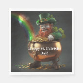 Leprechaun Pot Of Gold Serviette (Vorderseite)