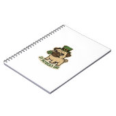 Leprechaun Pug St.Patrick's Tag Notizblock (Linke Seite)