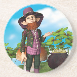 Leprechaun Sandstein Untersetzer
