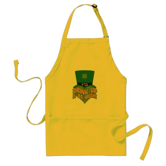Leprechaun-Schürze - wählen Sie Stil und Farbe Schürze (Vorne)