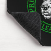 Leprechaun-Schutzliga Irischer Wolfshund Mousepad (Ecke)
