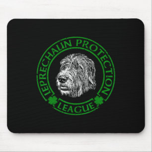Leprechaun-Schutzliga Irischer Wolfshund Mousepad