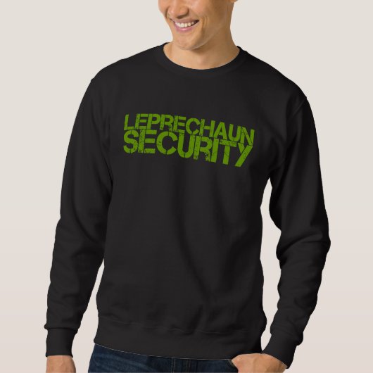 Leprechaun Security Sweatshirt (Vorderseite)