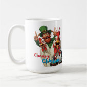 "Leprechaun Selfie" Chessy Chicken Selfies Kaffeetasse (Links)