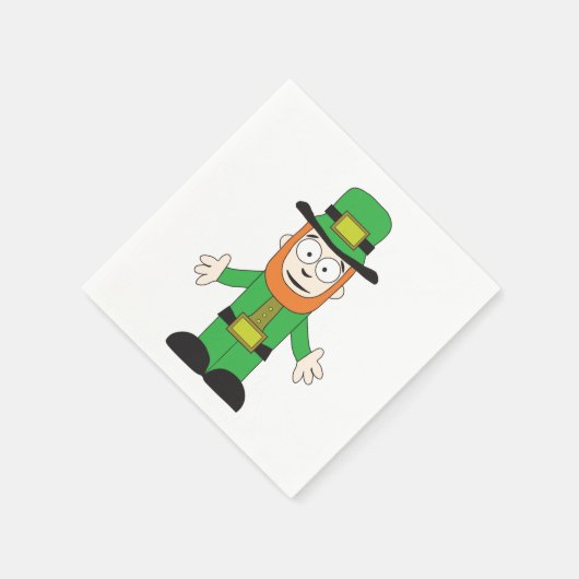 Leprechaun Serviette (Ecke)