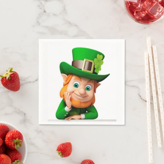 Leprechaun Serviette (Beispiel)