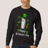Leprechaun Shamrock Bartender Happy St Patrick's D Sweatshirt (Vorderseite)
