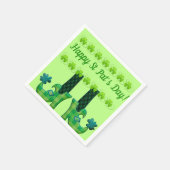 Leprechaun Shoes St Patrick's Day Serviette (Ecke)