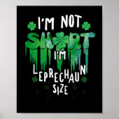 Leprechaun Size St Patricks Day Nicht Kurz Clou Poster (Vorne)