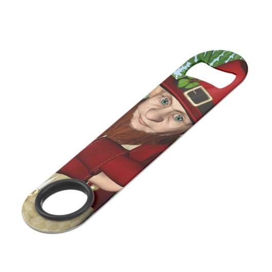 Leprechaun Speedflaschenöffner (Vorderseite Schrägansicht)