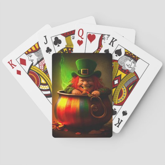Leprechaun Spielkarten (Rückseite)