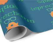 Leprechaun Squad Geschenkpapier (Rolleneckpunkt)