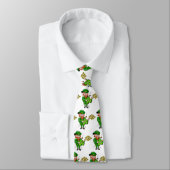 Leprechaun St. Patricks Day 4 Blatt Clover Guitar Krawatte (Gebunden)