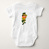 Leprechaun St Patrick's Day Baby Strampler (Rückseite)