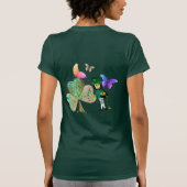 Leprechaun St. Patrick's Day Kleeblatt T - Shirt (Rückseite)