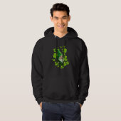 Leprechaun St Patrick's Day Leprechaun Shamrock Hoodie (Vorne ganz)