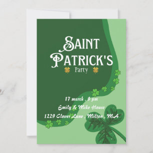 Leprechaun St.Patrick's Day Party Einladung
