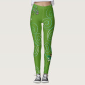 Leprechaun St. Patrick's Leggings (Vorderseite)