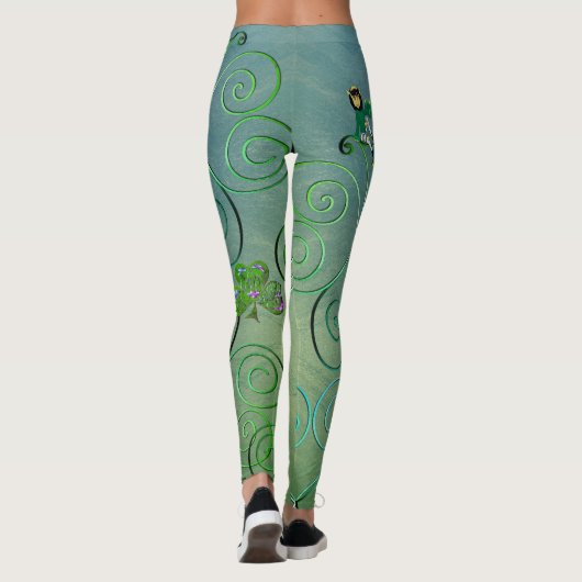Leprechaun St. Patrick's Leggings (Rückseite)