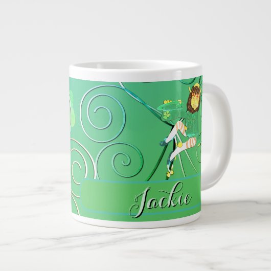 Leprechaun St. Patrick's Specialty Tasse (Vorderseite Rechts)