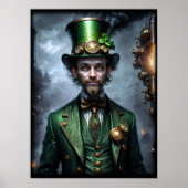 Leprechaun Steampunk-Stil Poster (Vorne)