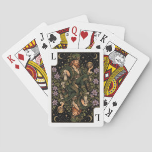 Leprechaun, Sternen-Tarot-Kunst Spielkarten