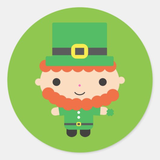 Leprechaun Stickers (Vorderseite)