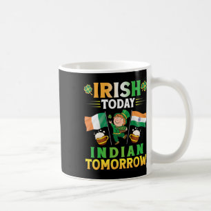 Leprechaun Tancing Flags Beer Irish Today Indian T Kaffeetasse