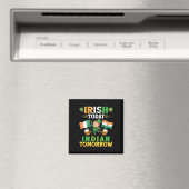 Leprechaun Tancing Flags Beer Irish Today Indian T Magnet (In Situ (Geschirrspüler))