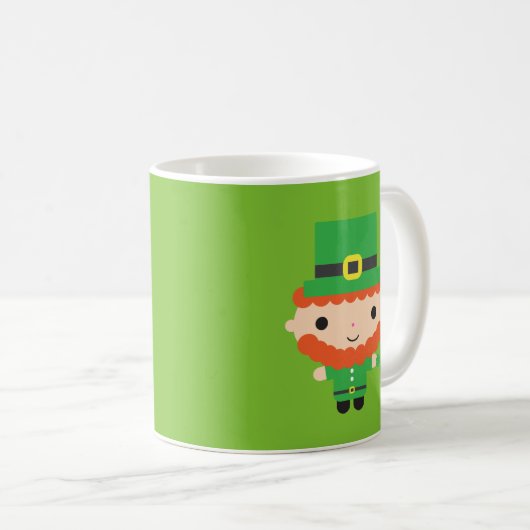Leprechaun-Tasse Kaffeetasse (VorderseiteRechts)