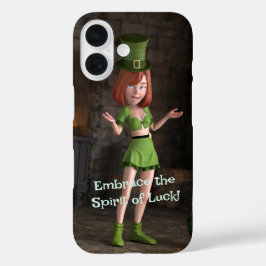 Leprechaun Toon Girl iPhone 16 Hülle