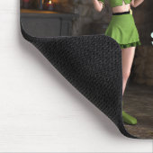 Leprechaun Toon Girl Mousepad (Ecke)