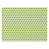 Leprechaun Top Hat Lucky Green St. Patrick's Day Tischdecke (Vorderseite (Horizontal))