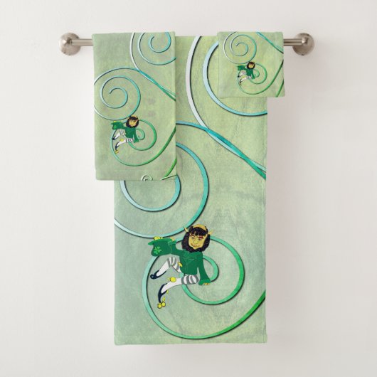 Leprechaun Towel Badhandtuch Set (Insitu)