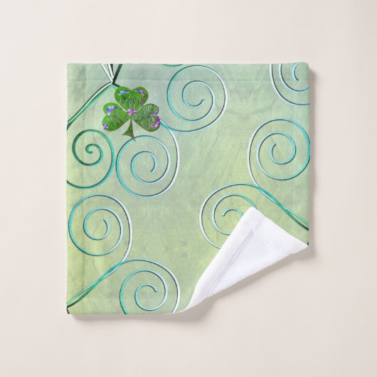 Leprechaun Towel Badhandtuch Set (Waschlappen)