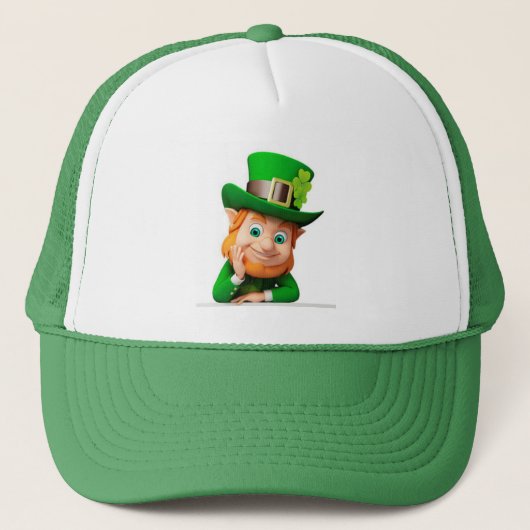 Leprechaun Truckerkappe (Vorderseite)
