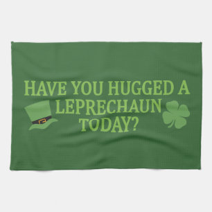 Leprechaun Umarme Küchentuch