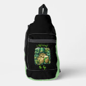 Leprechaun und Bier Crossbody Bag (Vorderseite)