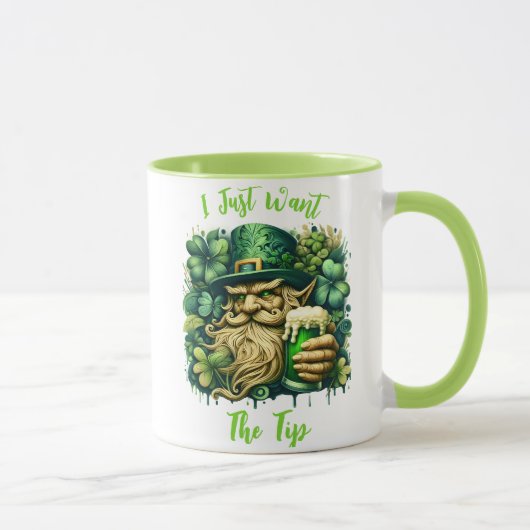 Leprechaun und Bier Tasse (Rechts)